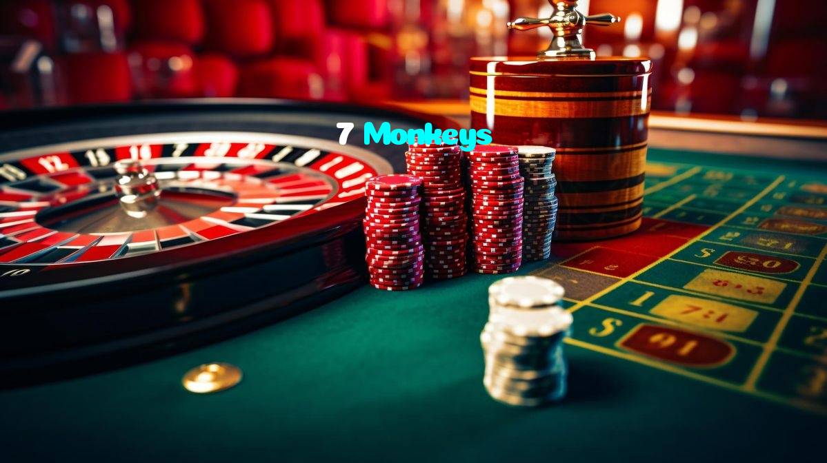 7 Monkeys casino presented on mobile device in Pakistan with slots and live games