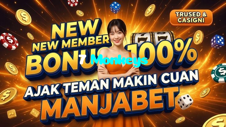 7 Monkeys casino presented on mobile device in Pakistan with slots and live games